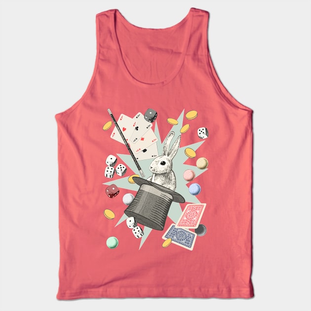 Rabbit Magic Show Tank Top by BessoChicca